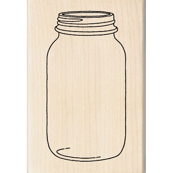 Jam Jar Thanks Labels Mason Jars Inkadinkado Clear Stamps Rosette To From